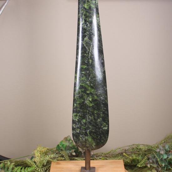 Mere carved from Douglas Creek Pounamu - NZ Greenstone