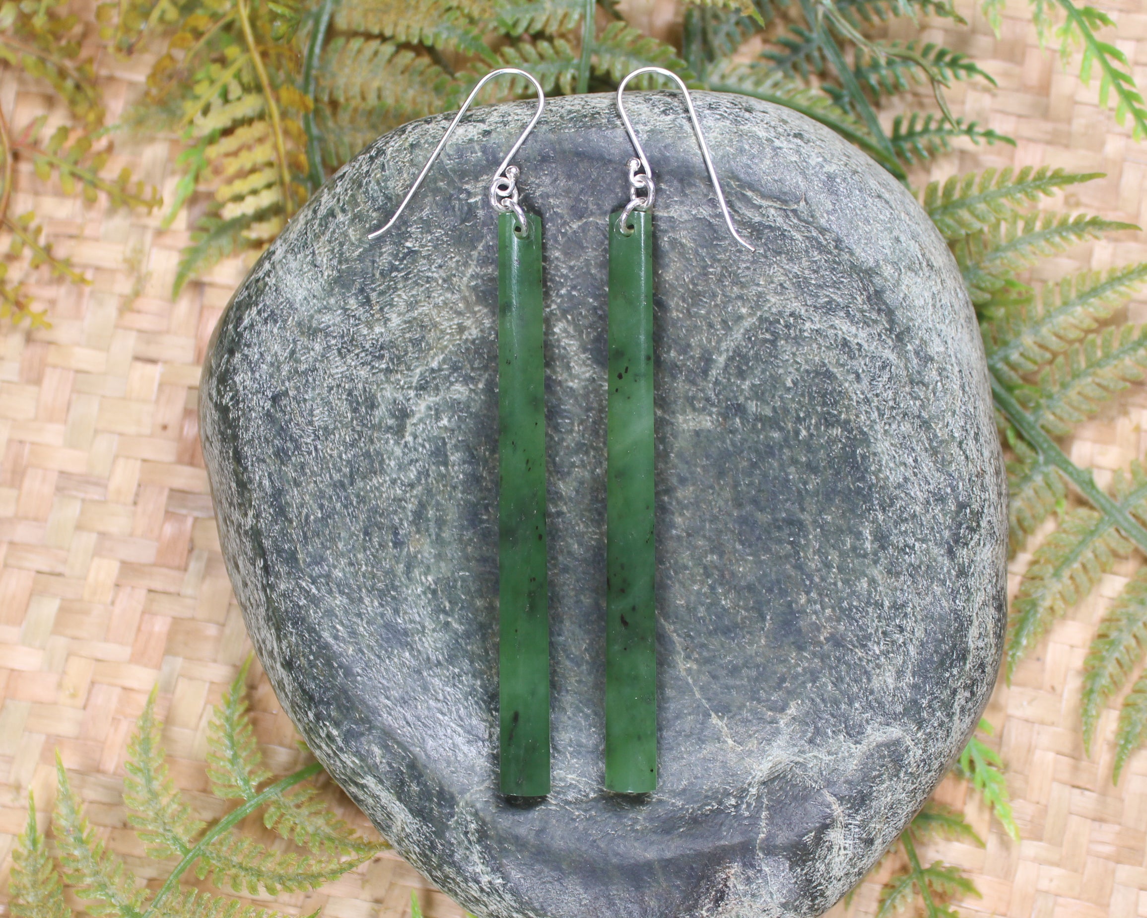 Hapopo Pounamu Earrings