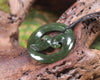 Koru carved from Rimu Pounamu - NZ Greenstone