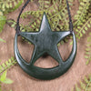 Whetumarama or Ratana Star Symbol carved from Kawakawa Pounamu - New Zealand Greenstone