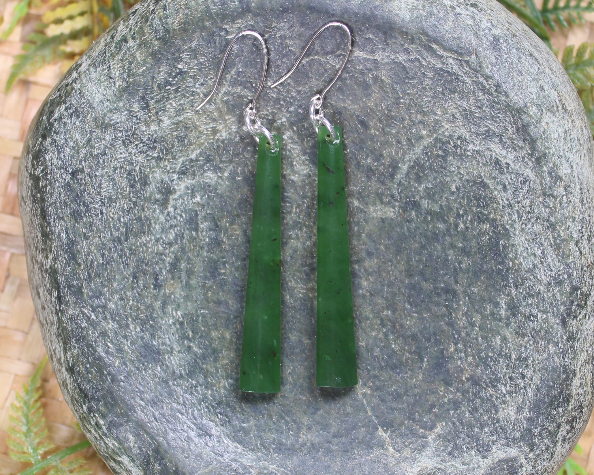 Hapopo Pounamu Earrings