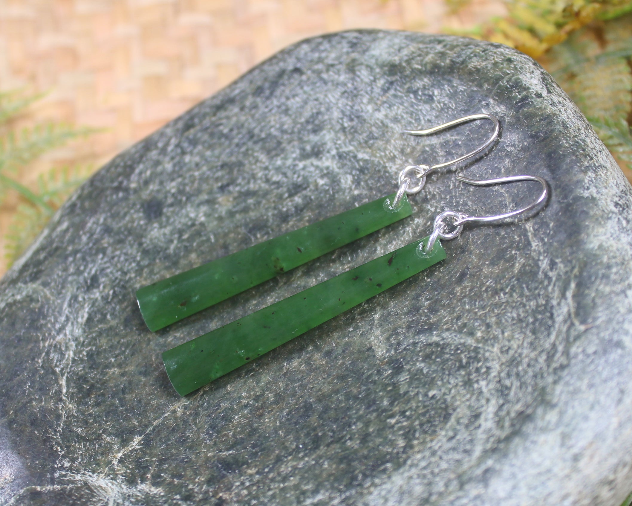 Hapopo Pounamu Earrings