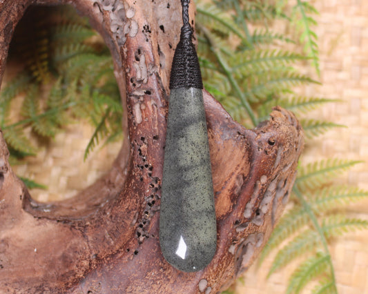 Roimata or Teardrop carved from NZ Serpentine