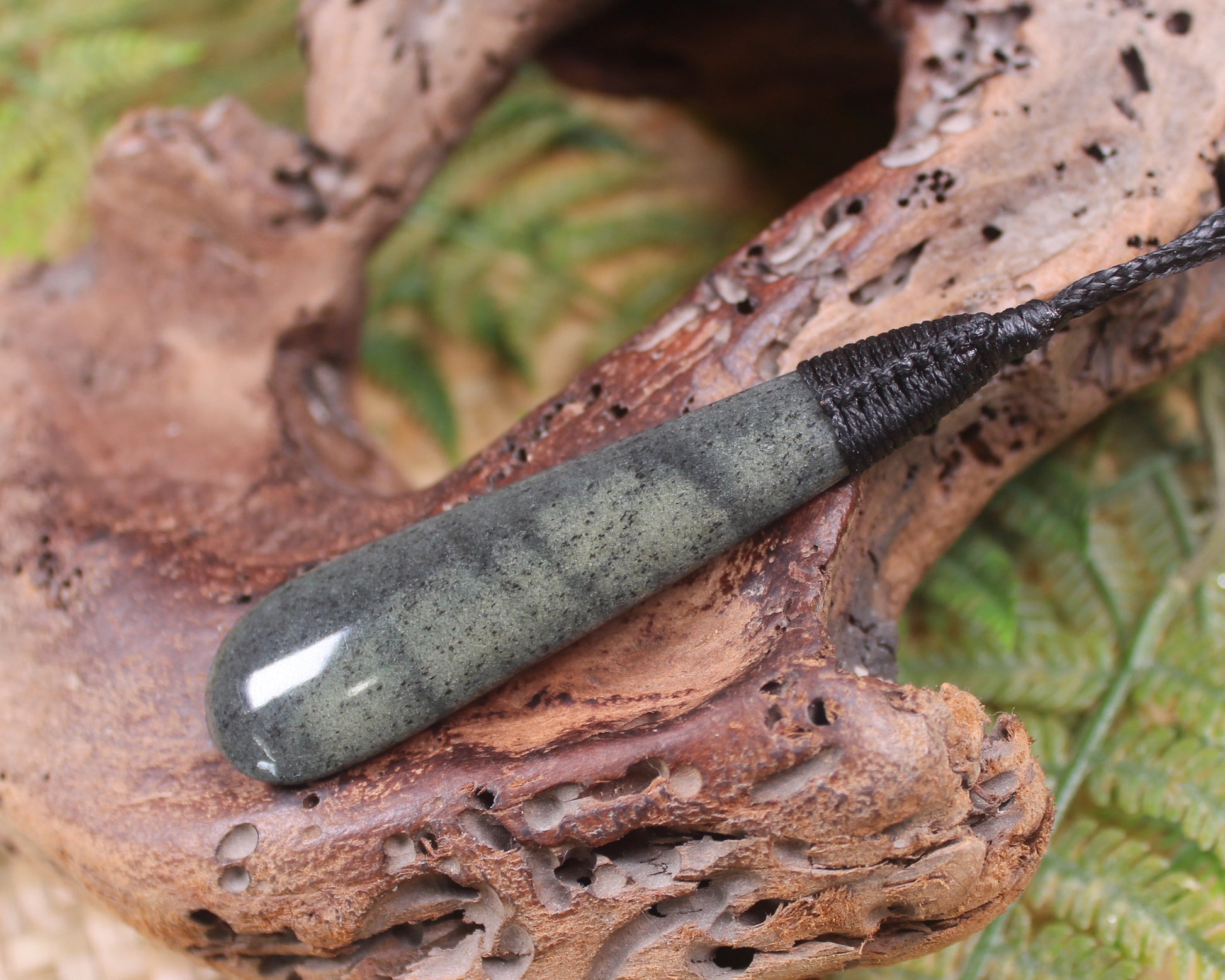 Roimata or Teardrop carved from NZ Serpentine