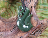 Manaia carved from Inanga Pounamu - NZ Greenstone