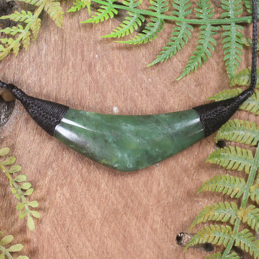 Breastplate or Shield carved from Hapopo Pounamu - NZ Greenstone