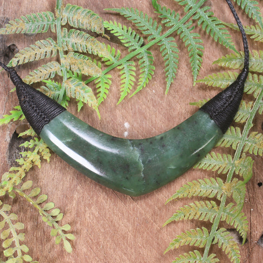 Breastplate or Shield carved from Hapopo Pounamu - NZ Greenstone