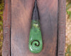Roimata with Koru Pounamu Pendant - NZ Greenstone