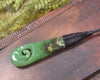 Roimata with Koru Pounamu Pendant - NZ Greenstone