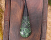 Roimata Teardrop carved from Douglas Creek Pounamu - NZ Greenstone