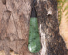 Roimata Teardrop carved from Hapopo Pounamu - NZ Greenstone