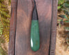 Roimata Teardrop carved from Hapopo Pounamu - NZ Greenstone