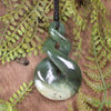 Twist or Pikorua carved from Hapopo Pounamu - NZ Greenstone