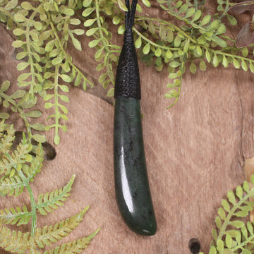 Rimu Pounamu Roimata Pendant - NZ Greenstone