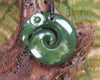 Koropepe carved from Hapopo Pounamu - NZ Greenstone