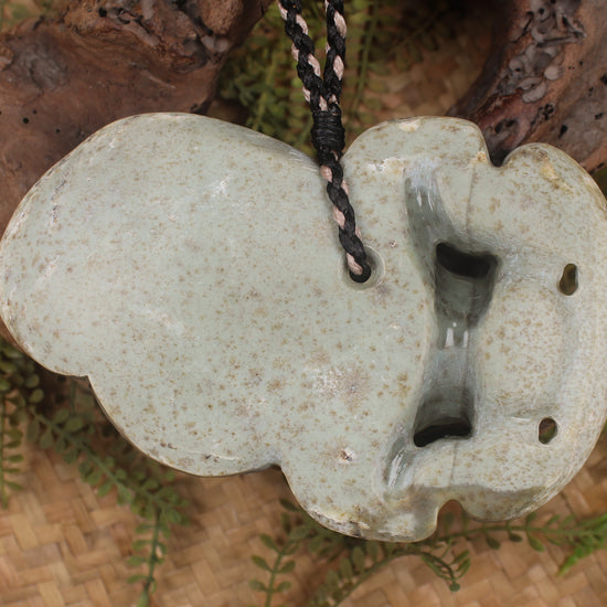 Kokopu Pounamu Hei Tiki - NZ Greenstone