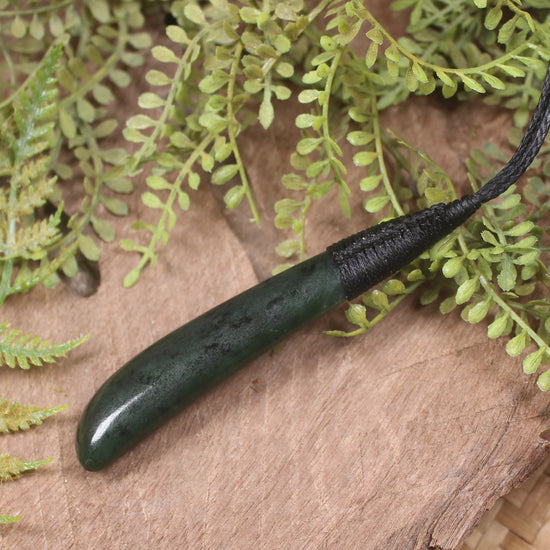 Rimu Pounamu Roimata Pendant - NZ Greenstone
