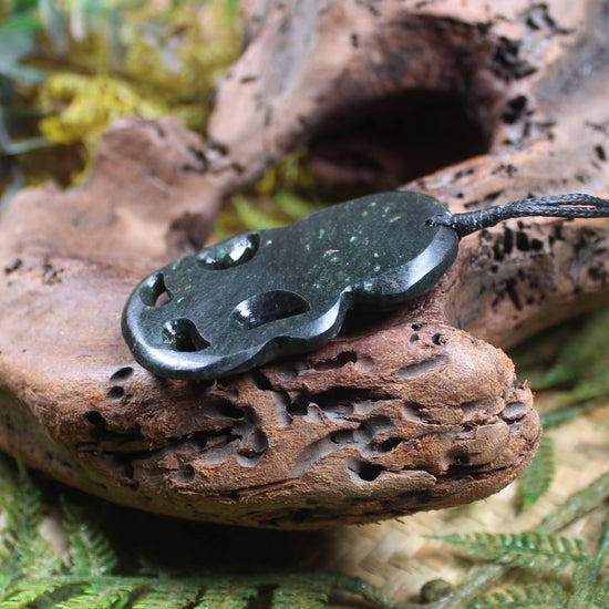 Hei Tiki carved from NZ Serpentine