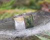 Sterling Silver Flower Jade Pounamu Ring - NZ Greenstone