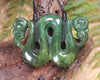 Pekapeka Pendant carved from Hapopo Pounamu - NZ Greenstone