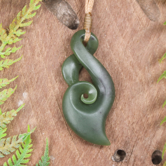 Hapopo Pounamu Twist- NZ Greenstone
