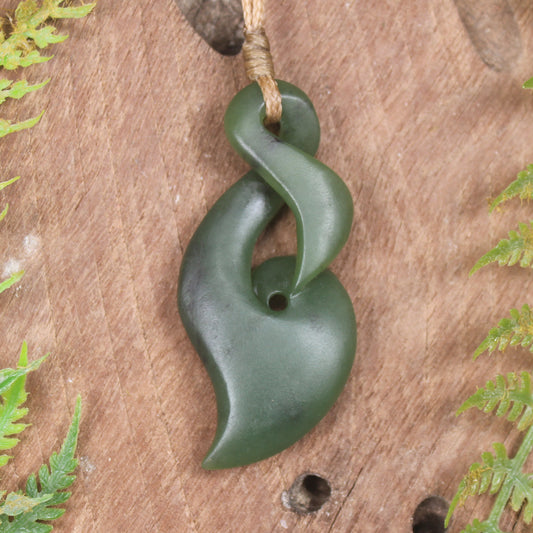 Hapopo Pounamu Twist- NZ Greenstone