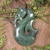 Manaia carved from Hapopo Pounamu - NZ Greenstone