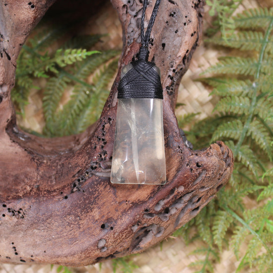 Lemon Quartz carved into a Toki or Adze