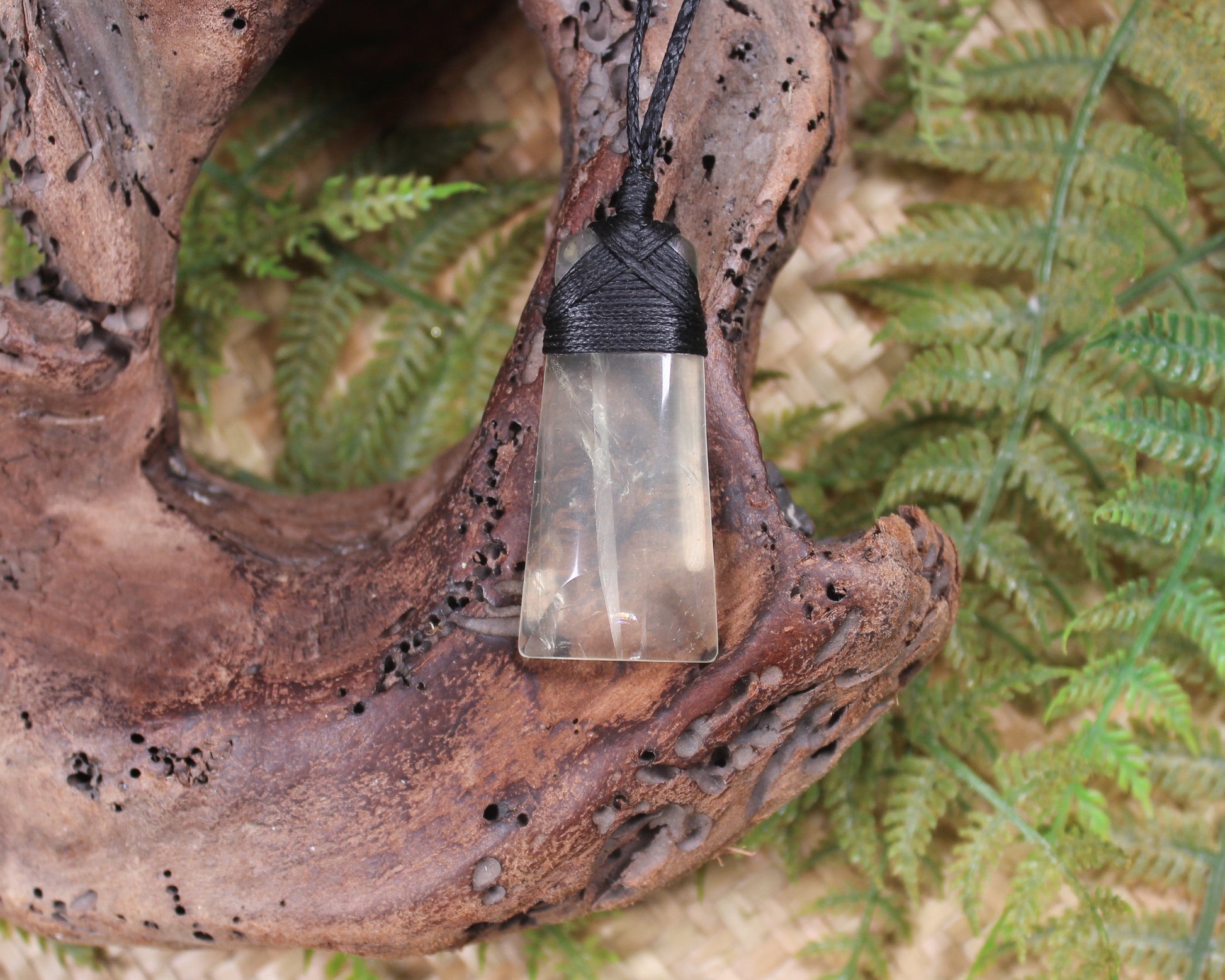 Lemon Quartz carved into a Toki or Adze