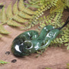 Manaia carved from Hapopo Pounamu - NZ Greenstone