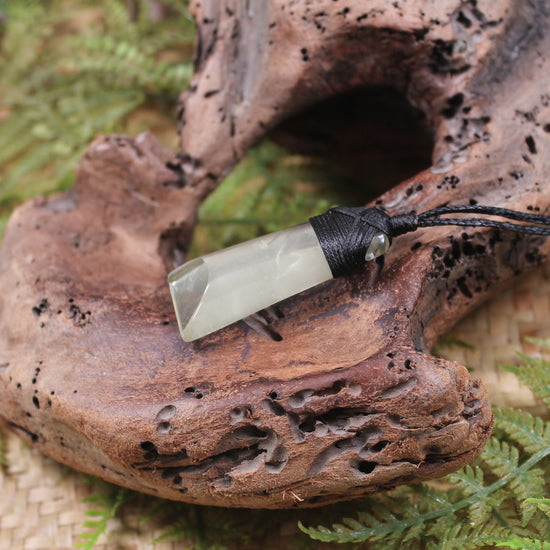 Lemon Quartz carved into a Toki or Adze