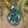 Manaia pendant carved from Kawakawa Pounamu - NZ Greenstone