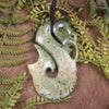 Manaia pendant carved from Rimu Pounamu - NZ Greenstone