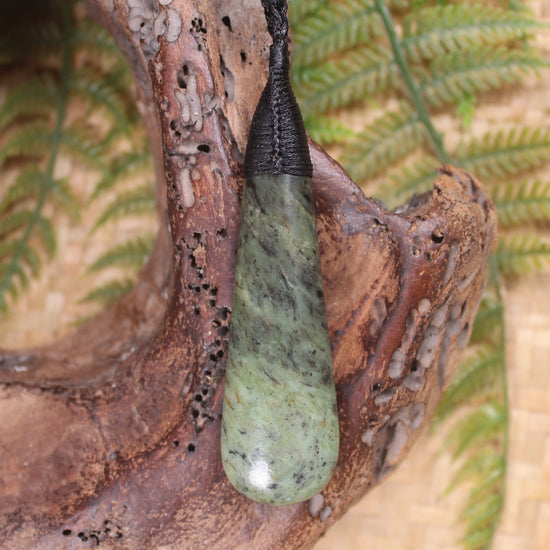 Rimu Pounamu Roimata Pendant - NZ Greenstone