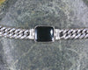 Kawakawa Pounamu Sterling Silver chain bracelet - NZ Greenstone