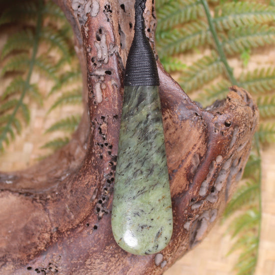 Rimu Pounamu Roimata Pendant - NZ Greenstone