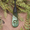 Roimata with Koru Pounamu Pendant - NZ Greenstone