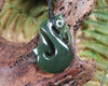 Manaia carved from Inanga Pounamu - NZ Greenstone