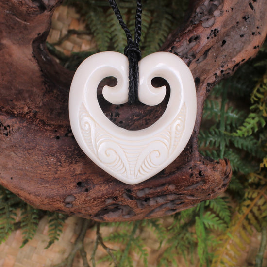 NZ Beef Bone Koru Heart
