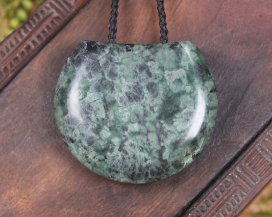 Breastplate or Shield carved from NZ Serpentine