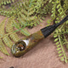 Roimata or Teardop with Koru carved from Totoweka Pounamu - NZ Greenstone