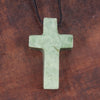 NZ Greenstone Cross pendant 