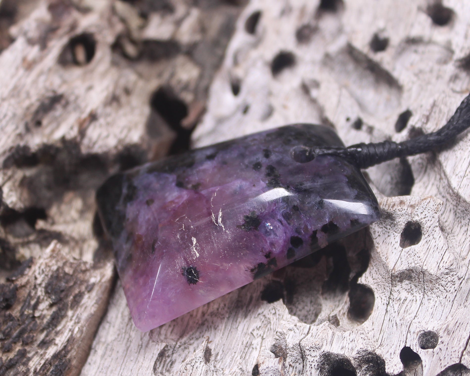 Charoite Toki Pendant 