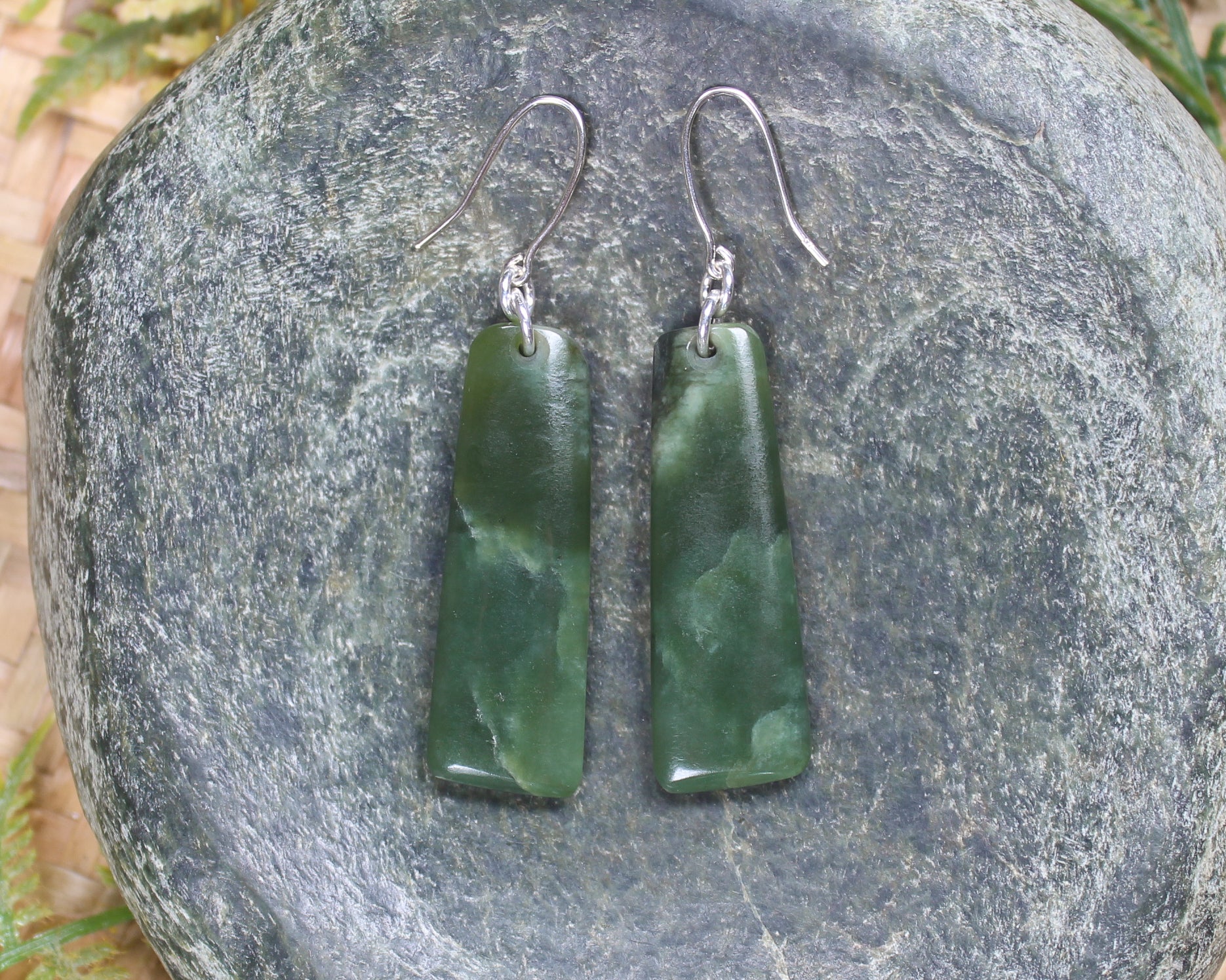 Hapopo Pounamu Earrings