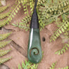 Roimata or Teardop carved from Inanga Pounamu - NZ Greenstone