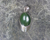 Hapopo Pounamu pendant set in Sterling Silver - NZ Greenstone
