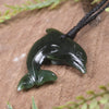 Dolphin or Aihe Pendant - Kawakawa Pounamu - NZ Greenstone