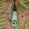 Roimata with Koru Pounamu Pendant - NZ Greenstone