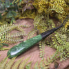 Roimata or Teardop carved from Hapopo Pounamu - NZ Greenstone