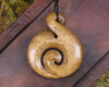 Flower Jade Koru Twist Pounamu - NZ Greenstone